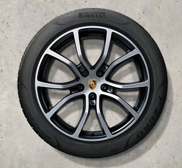 21” Porsche Cayenne Exclusive Design OE Complete Wheels Set