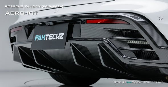 Paktechz Dry Carbon Fiber Aero Body Kit for Porsche 2019-2024 Taycan & Taycan Gran Turismo