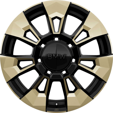 23" BMW XM 923M M-Performance Night Gold with Bright Turned Wheels