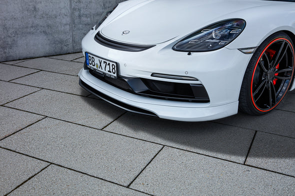 TECHART Splitter and Carrier Replacement for Porsche 991 911 Carrera / 981 / 718 Boxster Cayman Front Spoiler