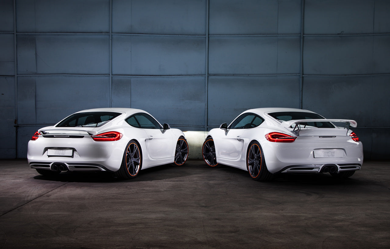 Posche 981 Rear TECHART Rear Spoiler II for Porsche 981 Cayman – CarGym
