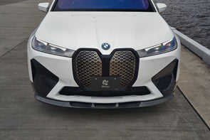 3D Design Carbon Fiber Front Lip for BMW iX i20 M60