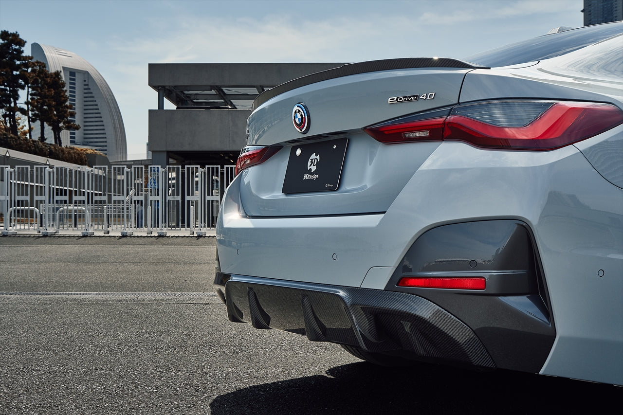 3D Design BMW i4 G26 2022+ Carbon Fiber Rear Diffuser – CarGym