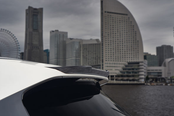 3D Design Carbon Fiber Rear Roof Spoiler for BMW iX i20 M60