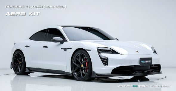 Paktechz Dry Carbon Fiber Aero Body Kit for Porsche 2019-2024 Taycan & Taycan Gran Turismo