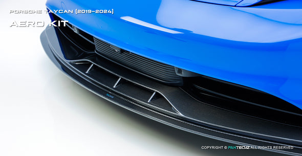 Paktechz Dry Carbon Fiber Aero Body Kit for Porsche 2019-2024 Taycan & Taycan Gran Turismo