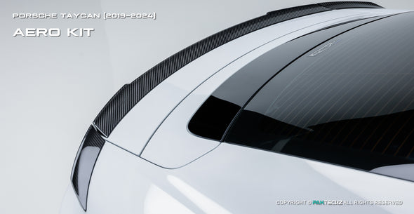 Paktechz Dry Carbon Fiber Aero Body Kit for Porsche 2019-2024 Taycan & Taycan Gran Turismo