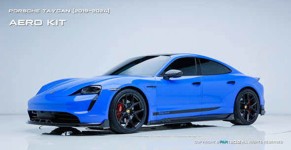 Paktechz Dry Carbon Fiber Aero Body Kit for Porsche 2019-2024 Taycan & Taycan Gran Turismo