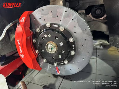 Brembo X-Style 6 POT Big Brake w/ StopFlex Carbon Ceramic Discs Upgrade Kit