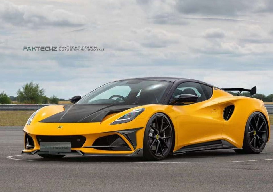 Emira Rear Spoiler PAKTECHZ Carbon Fiber Rear GT Wing Spoiler for Lotus Emira – CarGym