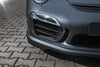 TECHART Front Grilles Airblades Carbon, 'matt' for Porsche 991 Turbo S up to MY16
