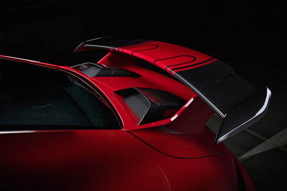 TECHART Rear Spoiler Profile Carbon 'glossy' for Porsche 991.2 GT3 from MY17