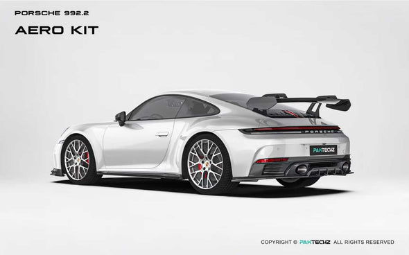 Paktechz Dry Carbon Fiber Aero Body Kit for Porsche 911 992.2 2025+