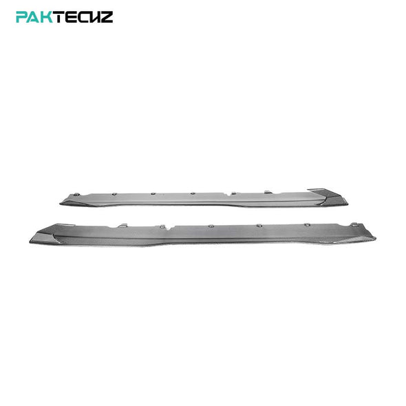 PAKTECHZ Carbon Fiber Side Skirt Splitters for Lamborghini Huracan LP580 LP610 EVO