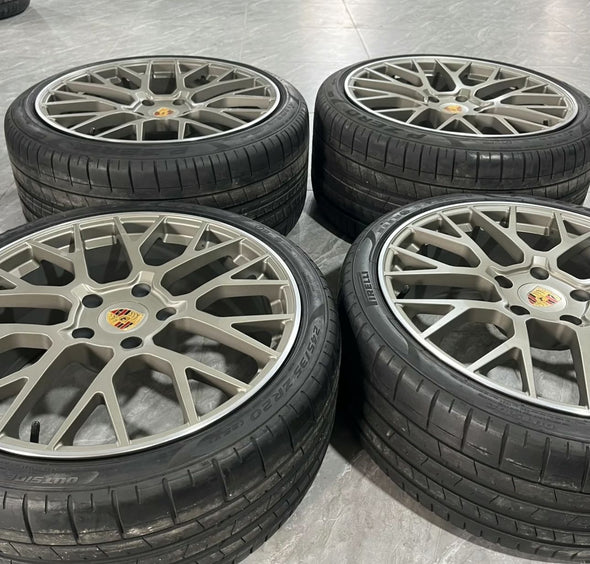 (Demo Car Wheels) 20”/21" Porsche 911 992 RS Spyder Design OE Wheels Set