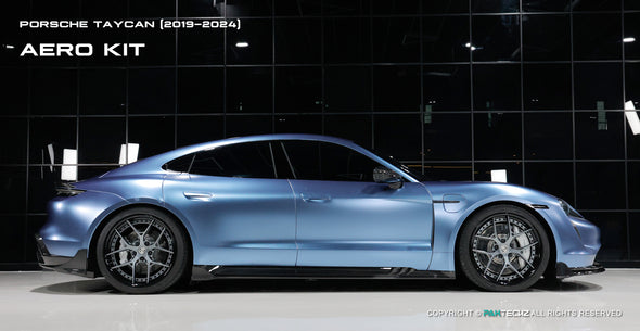 Paktechz Dry Carbon Fiber Aero Body Kit for Porsche 2019-2024 Taycan & Taycan Gran Turismo