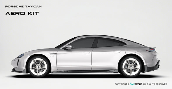 Paktechz Dry Carbon Fiber Aero Body Kit for Porsche 2025+ Taycan