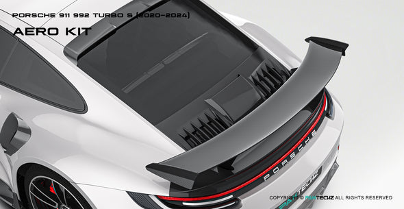 Paktechz Dry Carbon Fiber Aero Body Kit for Porsche 911 992 Turbo S 2020-2024