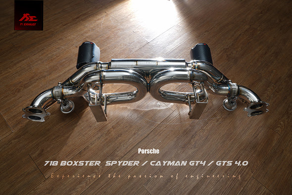Fi-Exhaust Valvetronic Exhaust System for Porsche 718 Spyder / Cayman GT4/ GTS 4.0L 2020+