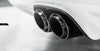 Porsche 718 Boxster Cayman Titanium Gloss Black Exhaust Tips