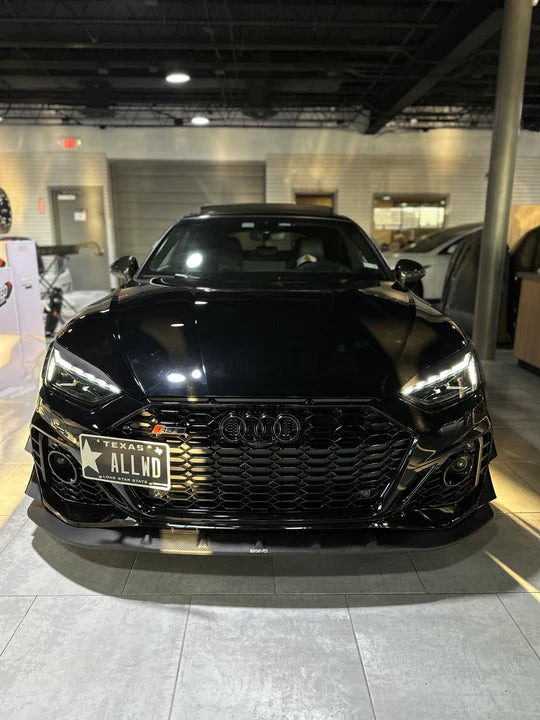 Karbel Carbon Dry Carbon Fiber Front Bumper Canards For Audi RS5 B9.5 2020+