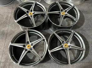 (Demo Car Wheels) 20" Ferrari 458 OE  5-Spokes Wheels