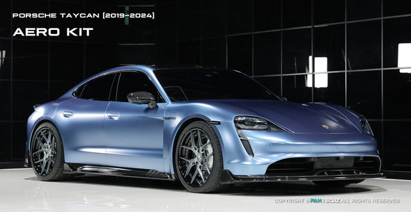 Paktechz Dry Carbon Fiber Aero Body Kit for Porsche 2019-2024 Taycan & Taycan Gran Turismo