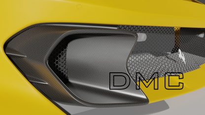 DMC Ferrari 812 Competizione: Forged Carbon Fiber Front Bumper: fits the OEM SF Superfast Coupe & GTS Spider