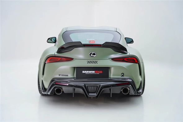DarwinPro 2019+ Toyota GR Supra (J29 & DB) A90 A91 BKSS Style Carbon Fiber Rear Diffuser