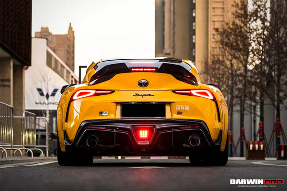 DarwinPro 2019+ Toyota GR Supra (J29 & DB) A90 A91 BKSS Style Carbon Fiber Rear Diffuser