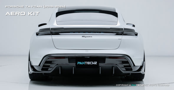 Paktechz Dry Carbon Fiber Aero Body Kit for Porsche 2019-2024 Taycan & Taycan Gran Turismo