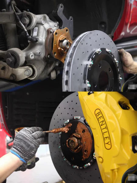 Akebono 10 POT x StopFlex Carbon Ceramic Disc Brake Kit for Bentley Bentayga