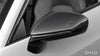 DMC Porsche 992 Turbo S: Carbon Fiber Side View Mirror Caps fits the OEM Coupe