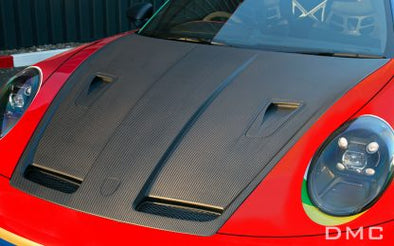 DMC Porsche 992 GT3: Carbon Fiber Front Hood : OEM Replacement Bonnet Vented in GT2 Cup Style 6.990,00$ – 8.990,00$