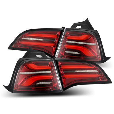 AlphaRex 20-24 Tesla Model Y (With Stock Amber Turn Signal) PRO-Series LED Tail Lights
