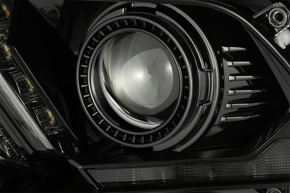 AlphaRex 10-12 Ford Mustang PRO-Series Halogen Projector Headlights