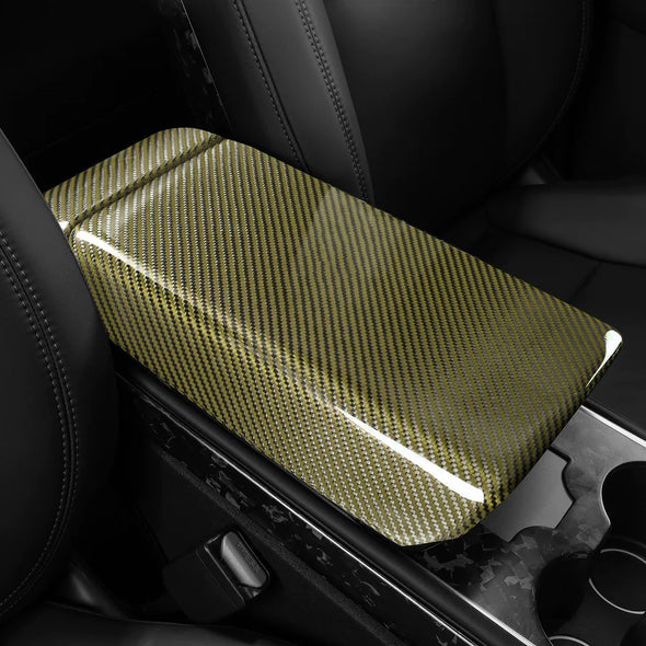 Carbonati USA Tesla Model 3 / Model Y Dry Carbon Center Armrest Cover