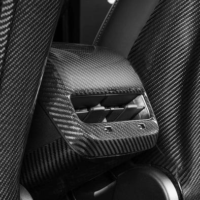 Carbonati USA Tesla Model 3 / Model Y Dry Carbon Rear Seats AC Vents Cover