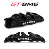 Brembo brake caliper with GT BM6 branding on a white background