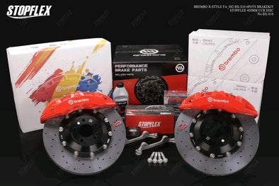 Brembo X-Style 6 POT Big Brake w/ StopFlex 420mm Carbon Ceramic Discs Upgrade Kit