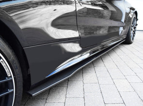 DMC Mercedes AMG Carbon Fiber Side Skirts C200, C250, C300 & AMG C43 W205 Coupe Flat