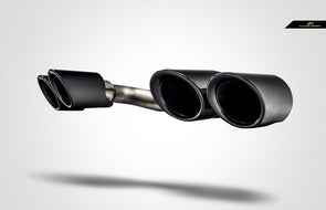 Porsche Cayenne Twin Titanium Gloss Black Exhaust Tips