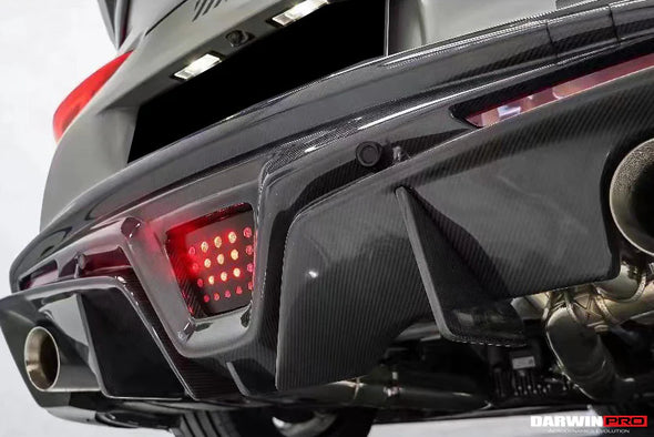 DarwinPro 2019+ Toyota GR Supra (J29 & DB) A90 A91 BKSS Style Carbon Fiber Rear Diffuser
