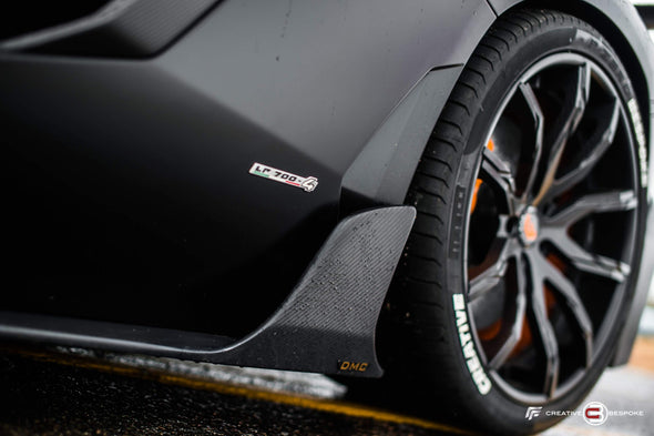 DMC Lamborghini Aventador Carbon Fiber Side Skirts Rocker Panels: Edizione GT: Fit the OEM LP700, LP720, LP740, LP750, S / SV / SVJ Coupe & Roadster