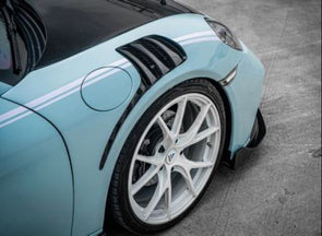 TAKD CARBON Dry Carbon Fiber Front Fenders for Porsche 718 Boxster / Cayman