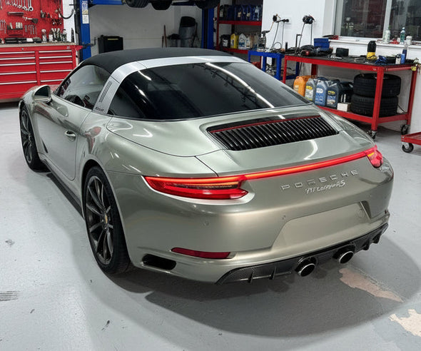 Carbon Fiber Rear Diffuser for Porsche 911 Carrera 991.2 Sport Exhaust