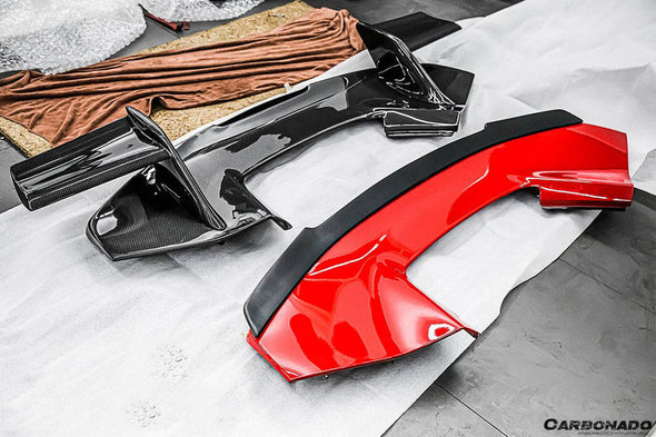 Carbonado 2015-2019 Ferrari 488 GTB/Spyder MSY Style Carbon Fiber Rear Wing Spoiler