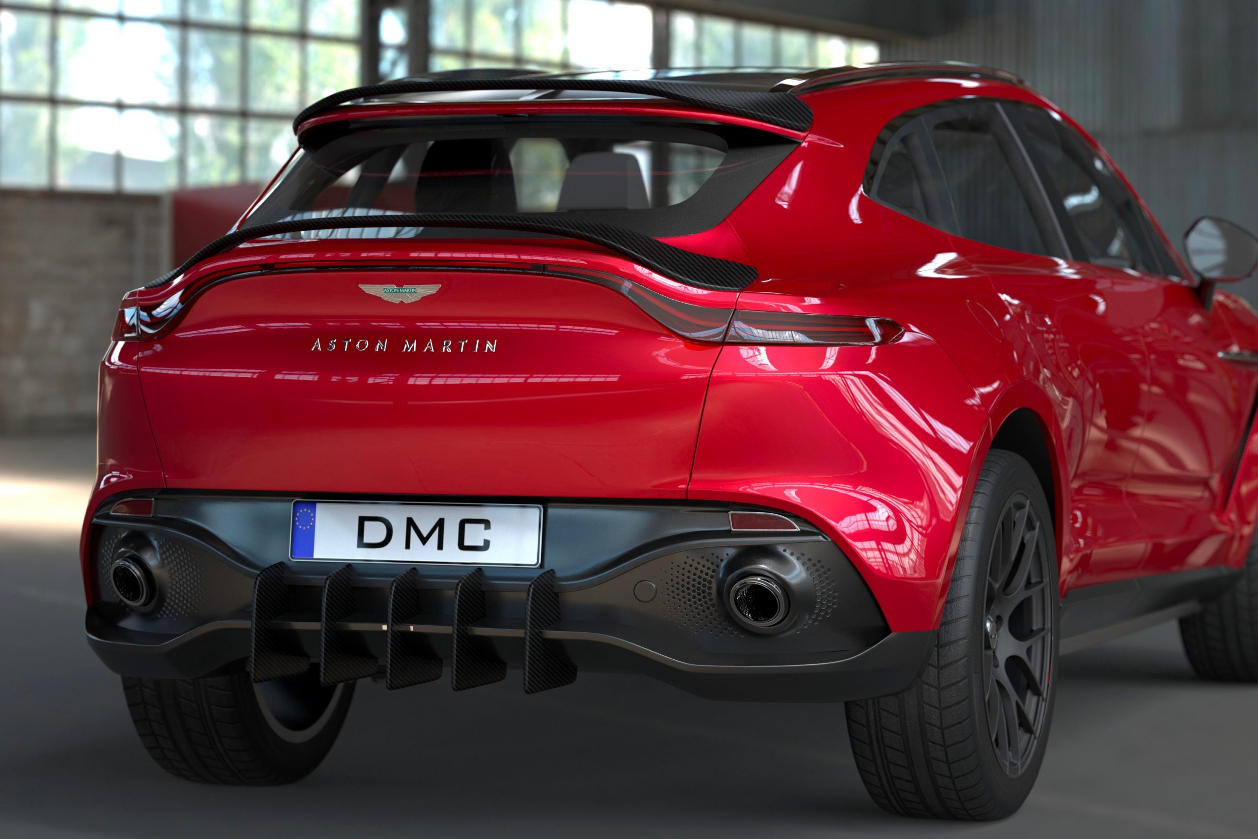 DMC Aston Martin DBX: Forged Carbon Fiber Rear Diffuser Fins: Fit the ...