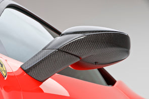 DMC Ferrari 458 Italia: Carbon Fiber Side Mirrors: Full Housing Cases, not add-ons: Fit the OEM Coupe & Spyder as well as the Speciale & Aperta