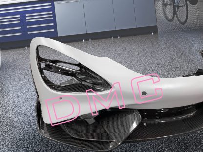 DMC McLaren 765LT Front Bumper: Forged Carbon Fiber Facelift: Fits the OEM 720s Coupe & Spider as Replacement
